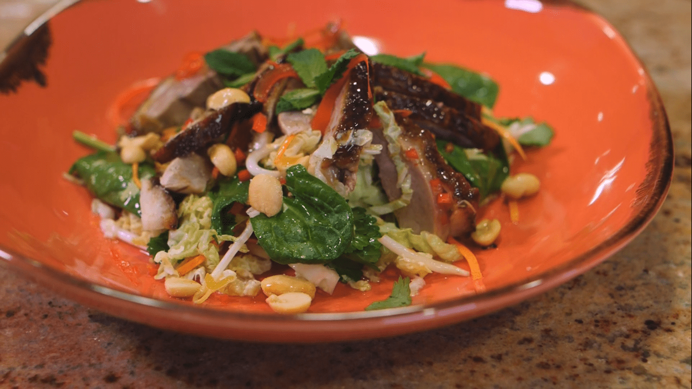 Recipe: Summer Duck Salad With Asian-Style Dressing